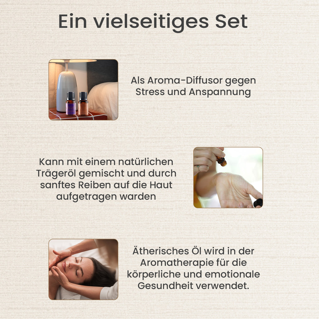 The 5th Season - 12er-Set ätherische Massageöle, 10 ml