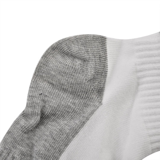 4er-Set Kupferfaser-Kompressions-Socken, Antibakteriell und Anti-Geruch, 41-45, L/XL, Grau-weiß