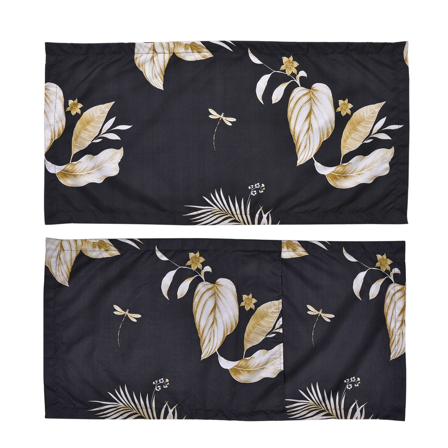 6er Set, Bettwäsche, 2 Deckenbezüge 135x200cm, 2 Kissenbezüge 40x80cm, 2 Kissenbezüge 80x80cm, schwarz
