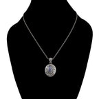 Royal Bali - Regenbogen Mondstein-Anhänger, 925 Silber ca. 13.00 ct