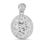 Royal Bali - Regenbogen Mondstein-Anhänger, 925 Silber ca. 13.00 ct