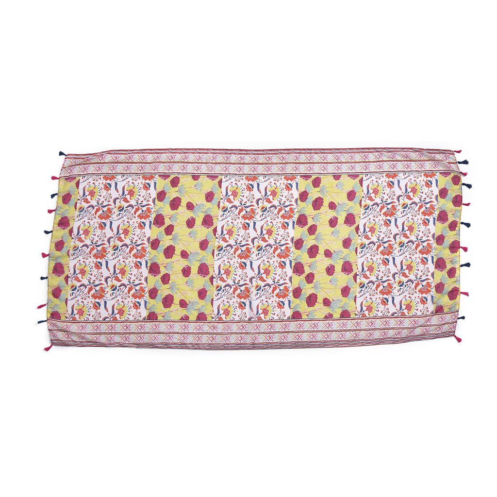 Weicher, leichter Schal mit Quasten, 180x80cm, Rot