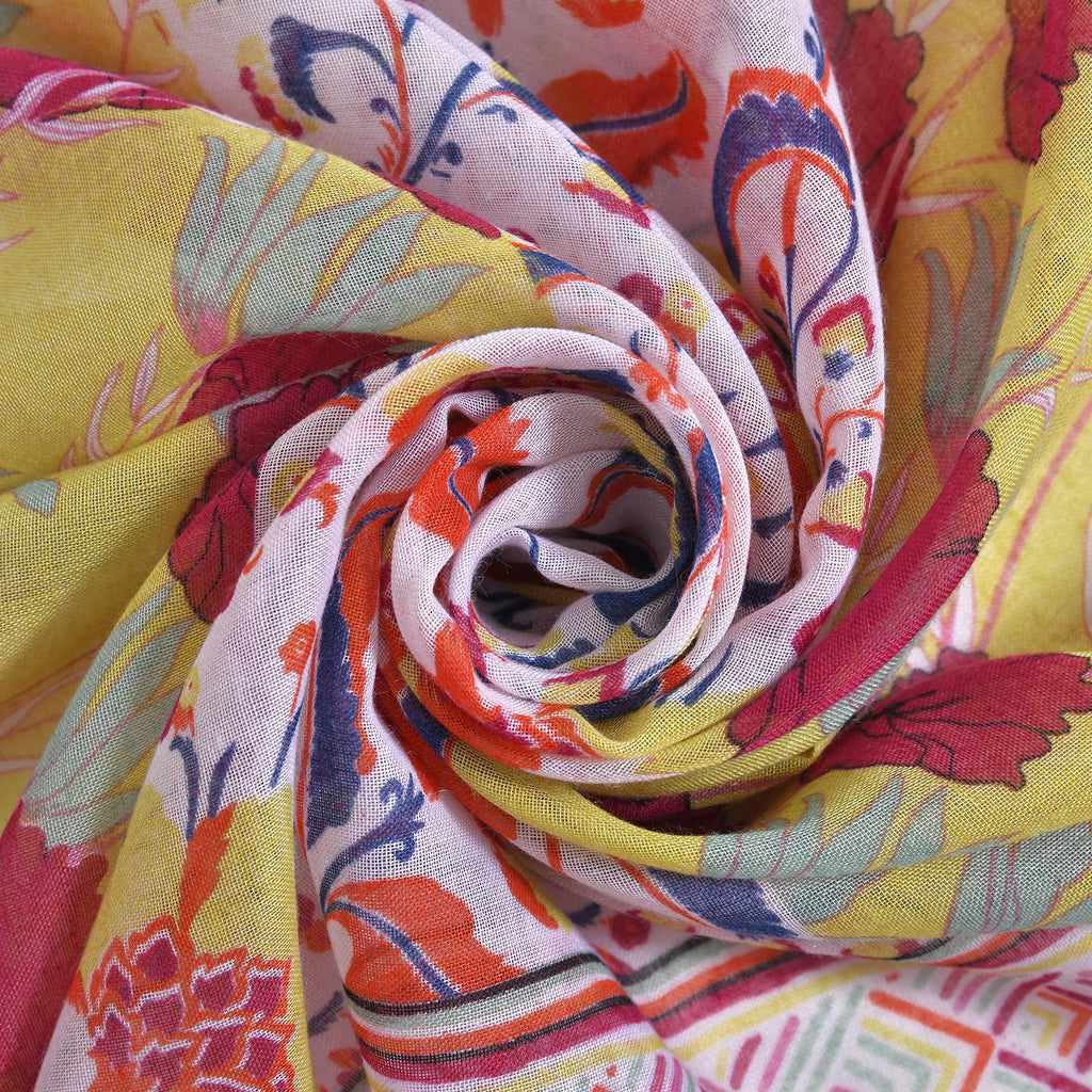 Weicher, leichter Schal mit Quasten, 180x80cm, Rot