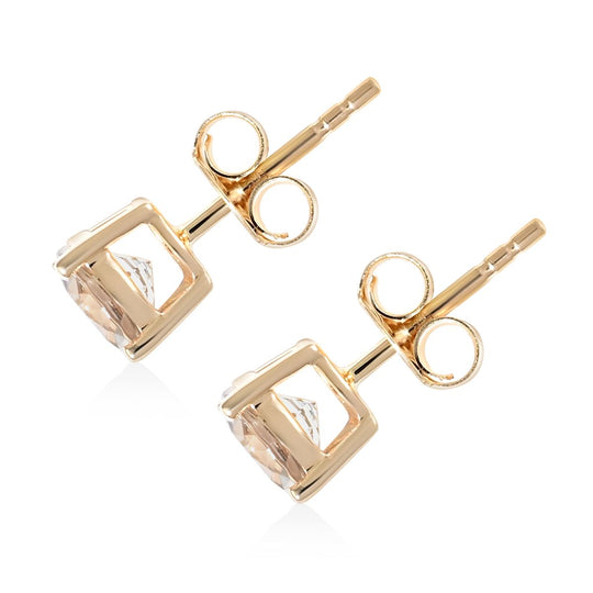 LUXORO AAA Turkizit Ohrringe, zertifiziert und geprüft, 585 Gold ca. 1.85 ct