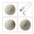 USB Mondlampe und Luftbefeuchter mit Holzständer