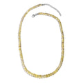 Lemon Quarz Halskette, 45cm - 120 ct.