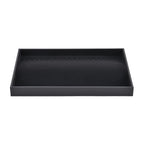 Samt-Schmuckablage, 35,1x23,9x3cm, Schwarz
