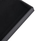 Samt-Schmuckablage, 35,1x23,9x3cm, Schwarz