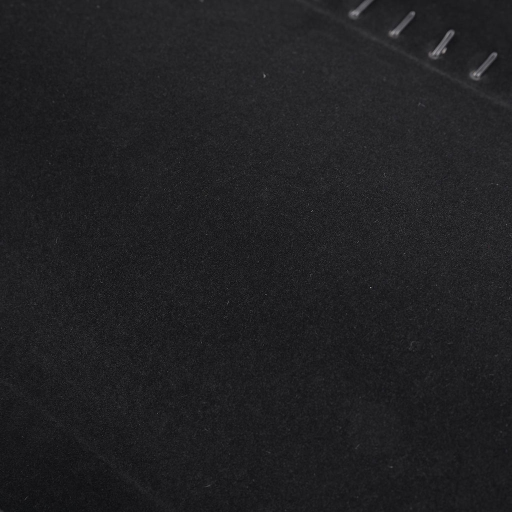 Samt-Schmuckablage, 35,1x23,9x3cm, Schwarz