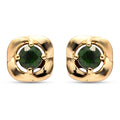 Natürliche Chromdiopsid-Ohrstecker - 0,57 ct.