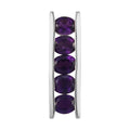 Afrikanischer Amethyst Anhänger, 925 Silber platiniert, ca. 1.72 ct