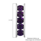 Afrikanischer Amethyst Anhänger, 925 Silber platiniert, ca. 1.72 ct