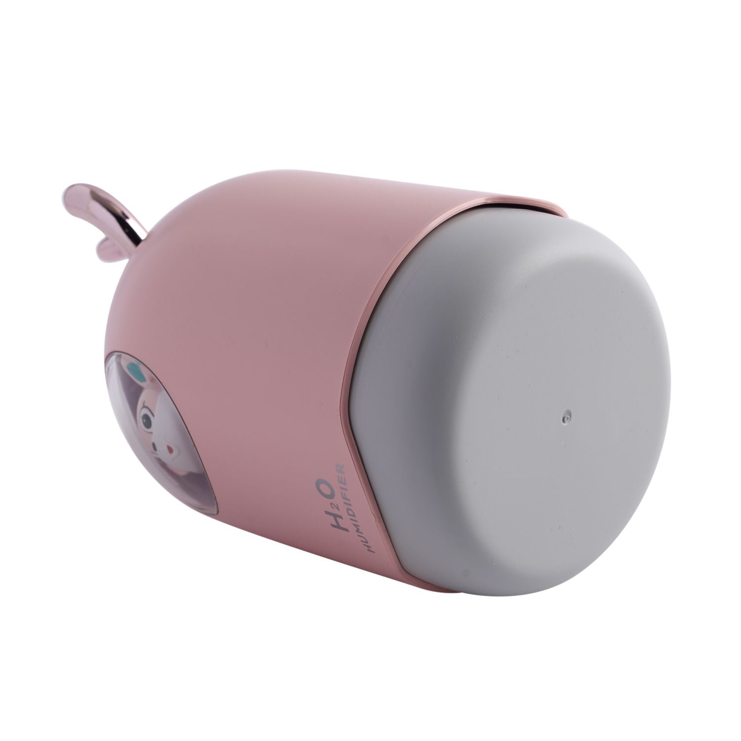 USB-Mini-Bären-Luftbefeuchter mit farbwechselndem Umgebungslicht, rosa