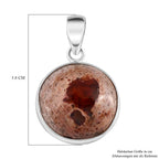 Mutter-des-Feueropals Anhänger, 925 Silber ca. 29.80 ct