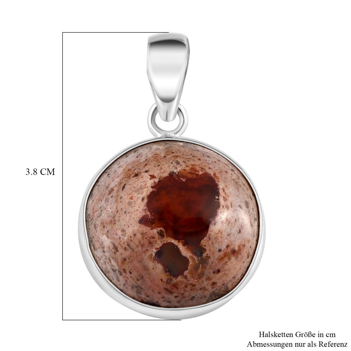 Mutter-des-Feueropals Anhänger, 925 Silber ca. 29.80 ct