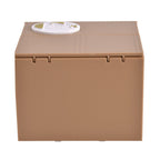 Münzstehlende Katzen-Spardose, 2x AA Batterien (nicht inkl.), 12x10x9 cm, braun