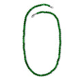 Grüne Jade-Halskette, 50 cm - 110 ct.