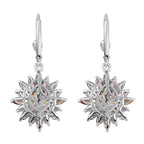Natürliche Mehrfach-Turmalin Ohrringe, 925 Silber platiniert ca. 4,00 ct
