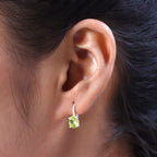 Peridot Ohrringe, 925 Silber ca. 1,65 ct