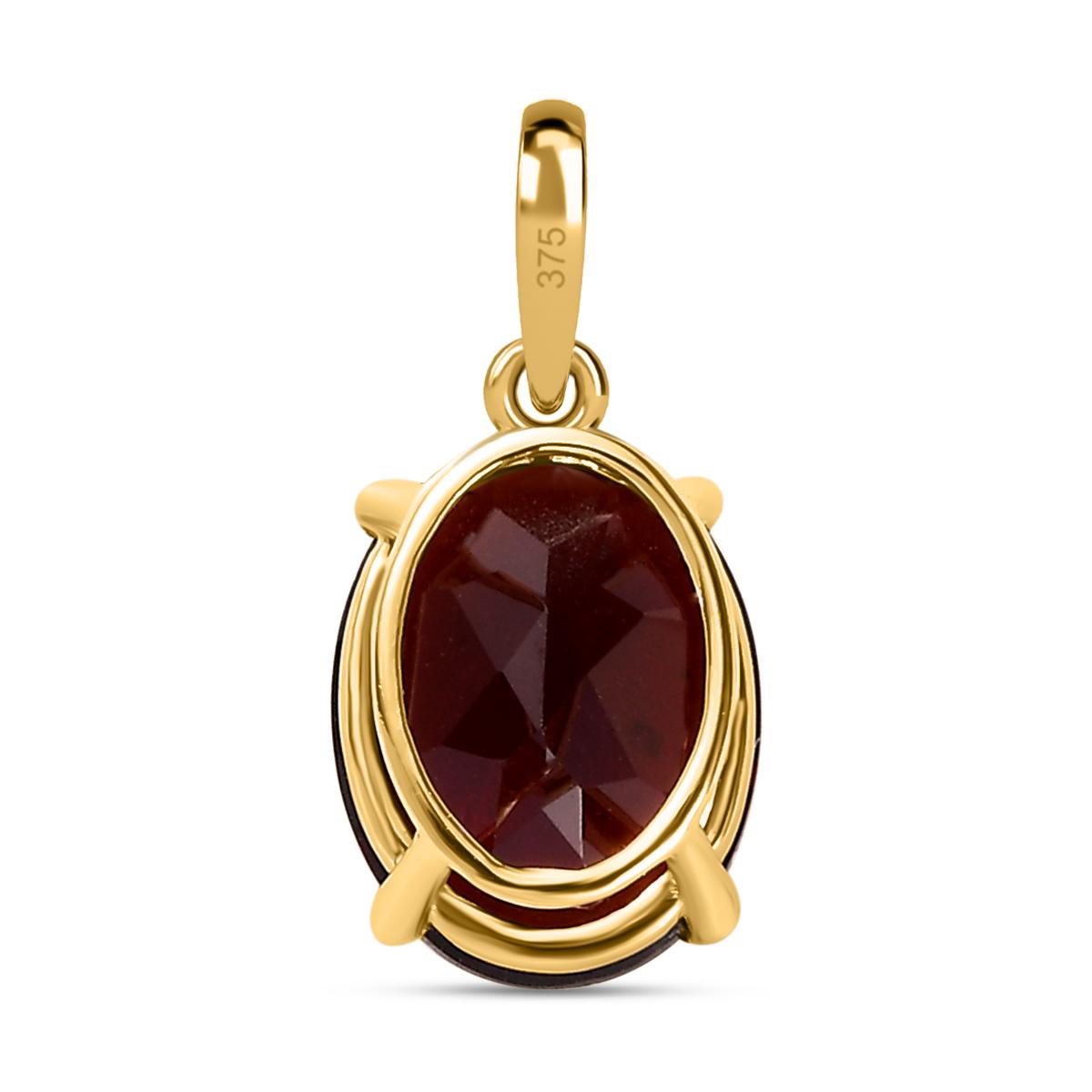 Natürlicher Mosambik Granat-Anhänger, 375 Gold ca. 1.99 ct