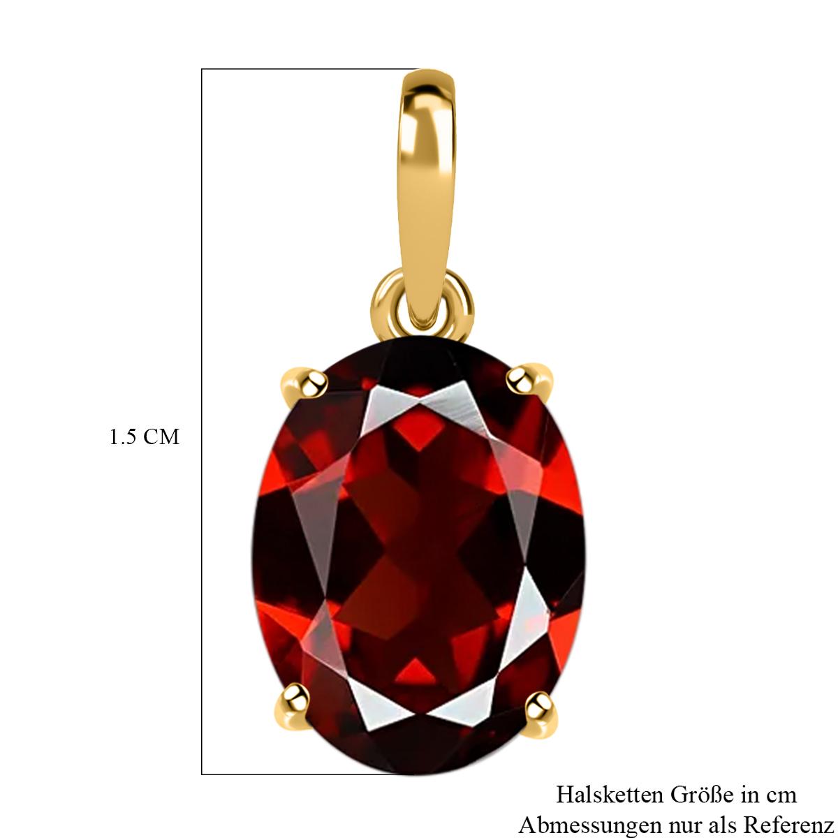 Natürlicher Mosambik Granat-Anhänger, 375 Gold ca. 1.99 ct