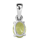 Natürlicher Peridot Anhänger, 925 Silber ca. 1,23 ct