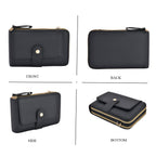Crossbody Bag mit RFID Schutz, Größe 18,5x11x5cm, schwarz