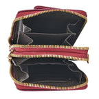 Crossbody Bag mit RFID Schutz, Größe 18,5x11x5cm, burgunderrot