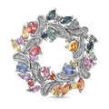 Mehrfarbiger Saphir-Anhänger - 3,59 ct.