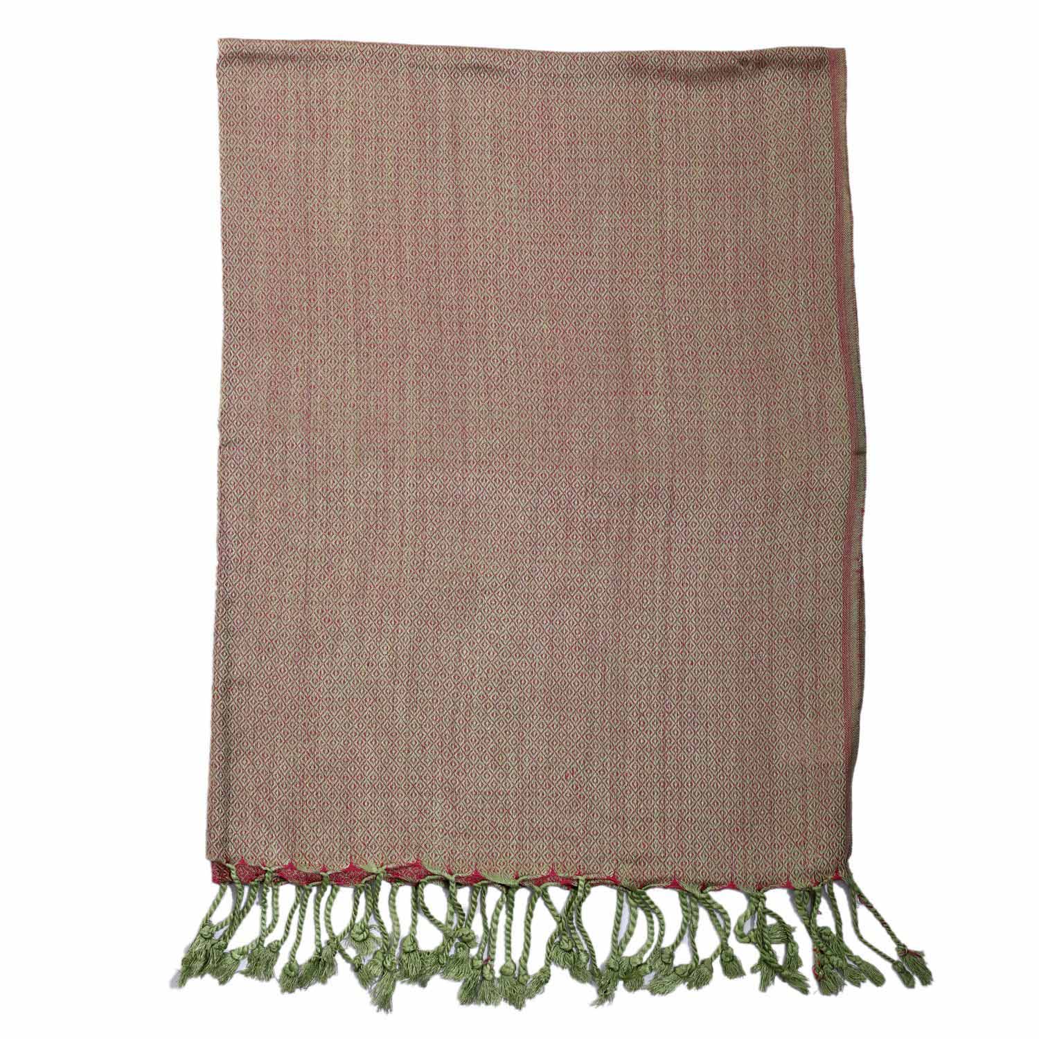 Superweicher doppelgewebter Schal, 70x170 cm, rosa