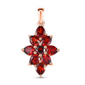 Natürlicher Mosambik Granat-Anhänger - 3,63 ct.