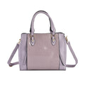 Crossbody-Tasche mit Kroko-Prägung, Lila