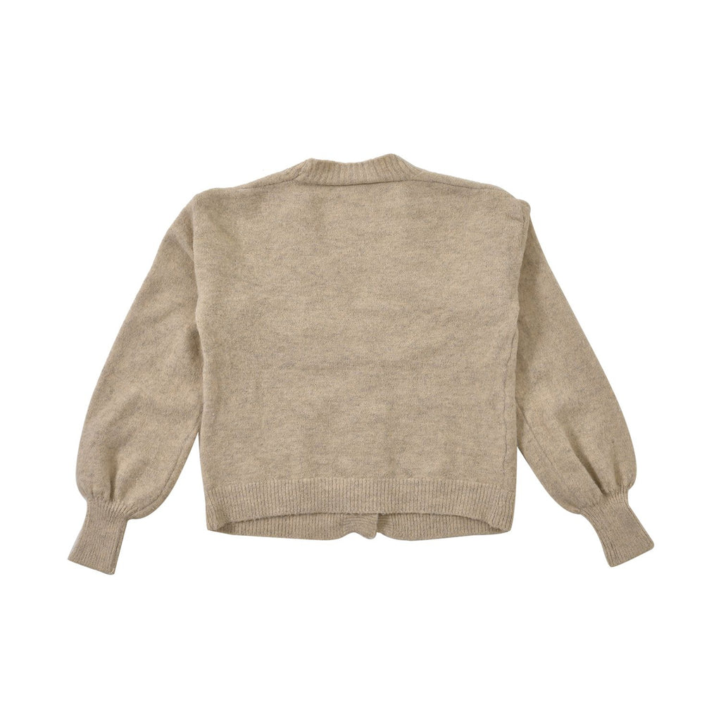 LA MAREY - Strickjacke mit Knöpfen, beige