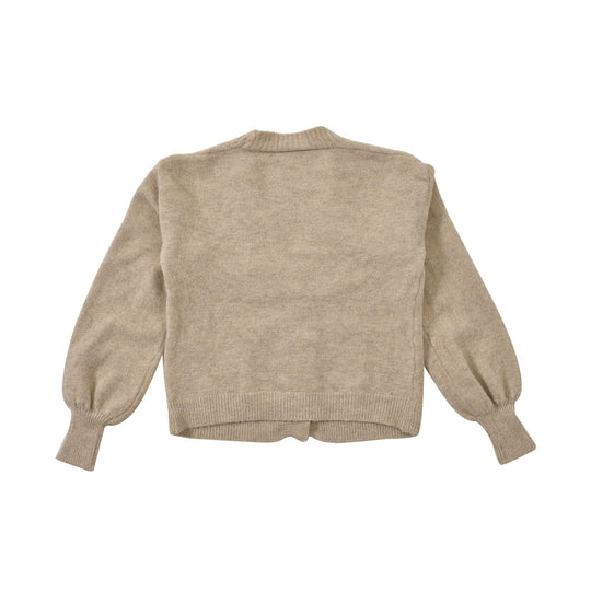LA MAREY - Strickjacke mit Knöpfen, beige