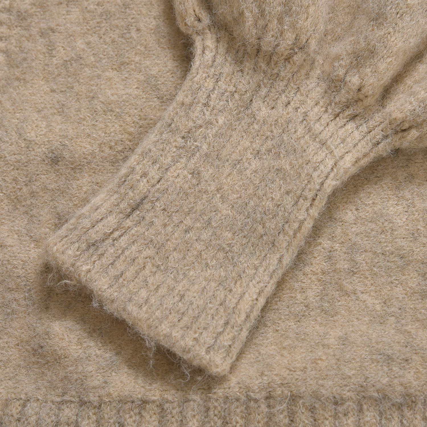 LA MAREY - Strickjacke mit Knöpfen, beige