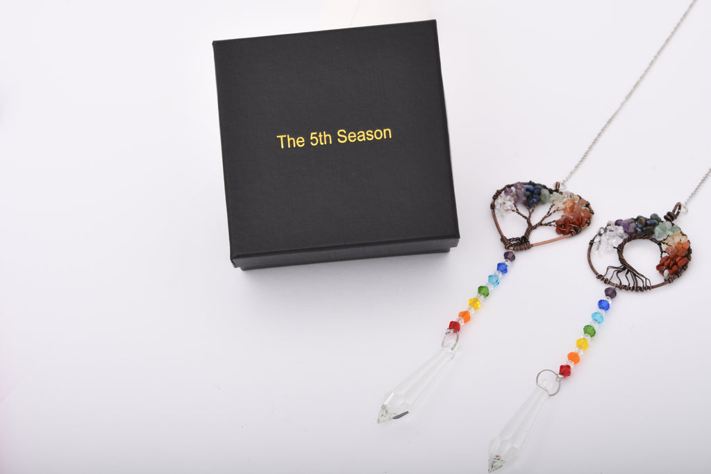 The 5th Season, Kristalldeko, Herz und Kugel, 37x5cm, mehrfarbig