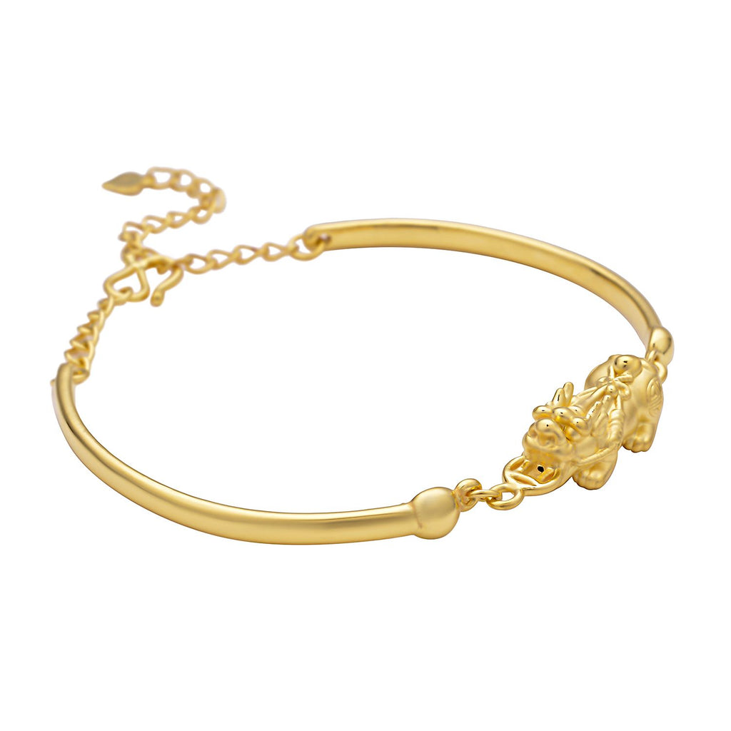 Feingold-Armband, ca. 19 cm, 999 Gold ca. 5,61g
