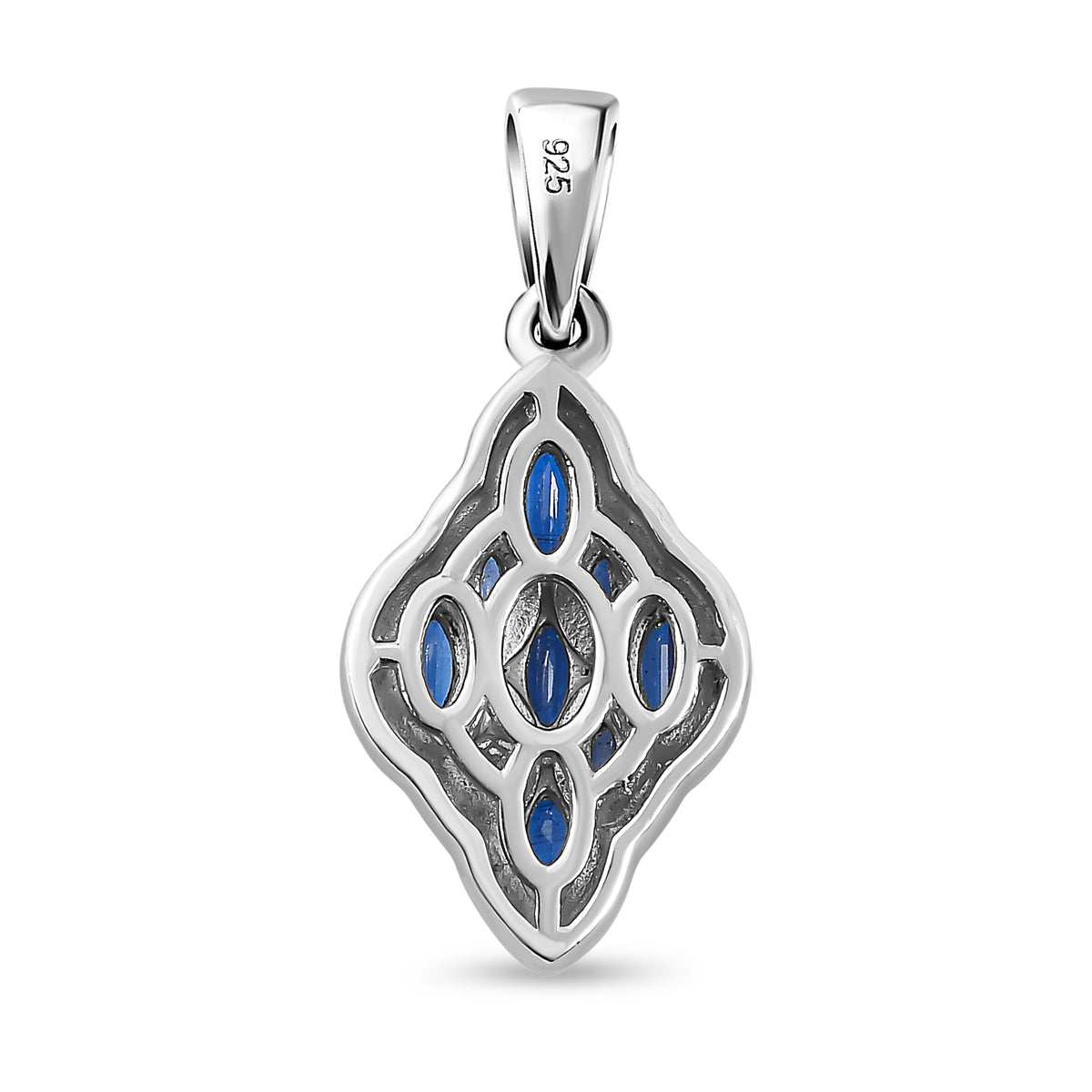 Kaschmir Kyanit-Anhänger, 925 Silber platiniert ca. 1.60 ct