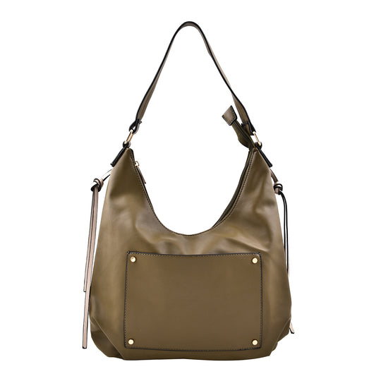 Hobo Tasche mit Schulterriemen 28x11x25 cm, Braun