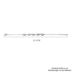 Armband, ca. 19 cm, 925 Silber ca. 3,10g