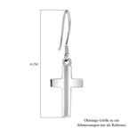 Kreuz-Ohrringe, 925 Silber ca. 2,90g