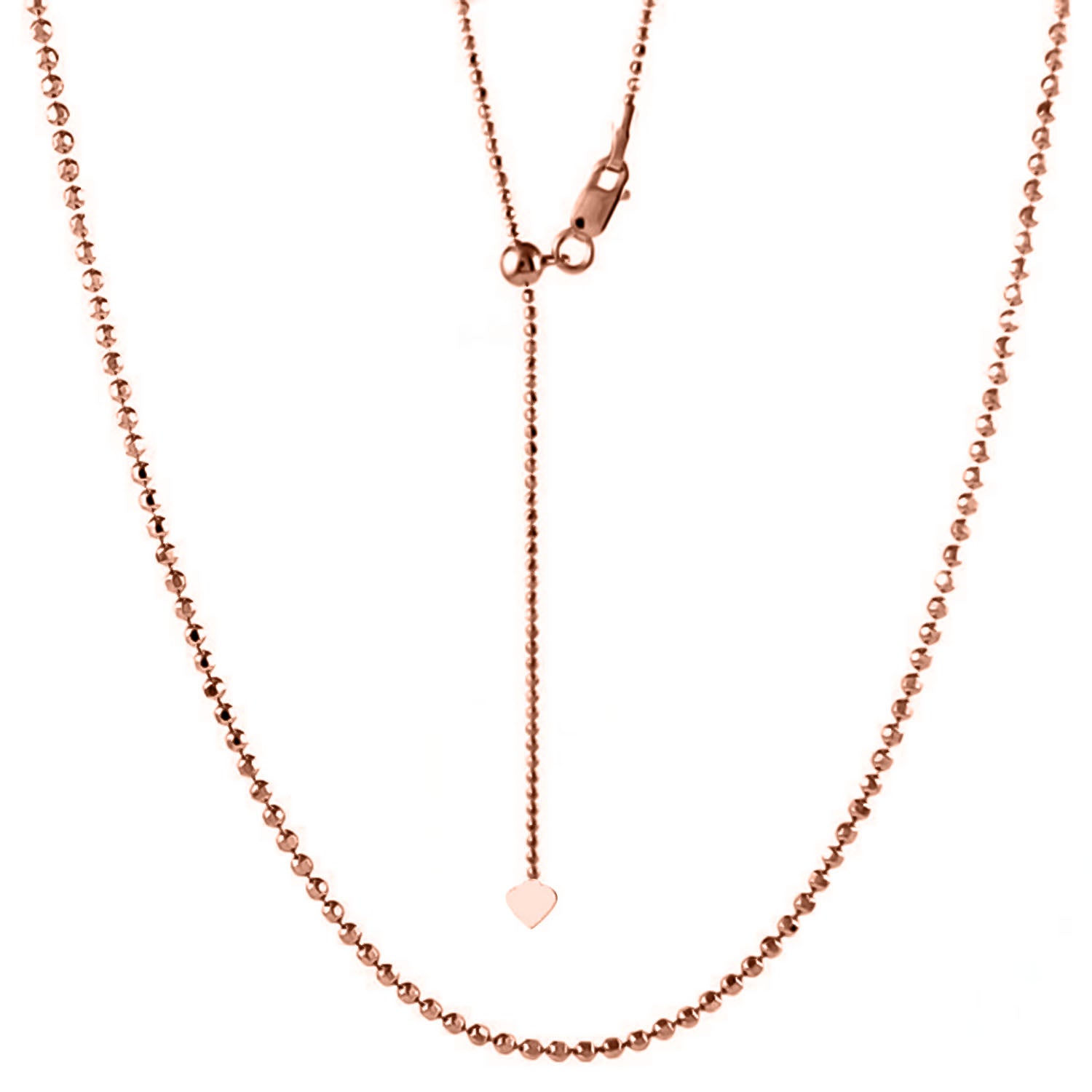 Rosegold Kugelkette