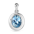 Himmelblauer Topas-Anhänger - 4,36 ct.