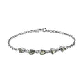 Grünes Saphir-Armband, 19 cm - 1,39 ct.