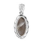 Feuer Labradorit Anhänger, 925 Silber ca. 9.43 ct
