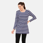 TAMSY - Damen Bluse, Größe 40, Blau