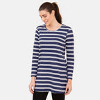 TAMSY - Damen Bluse, Größe 40, Blau