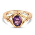 Mashamba Amethyst Ring 925 Silber vergoldet (Größe 16.00) ca. 1,14 ct