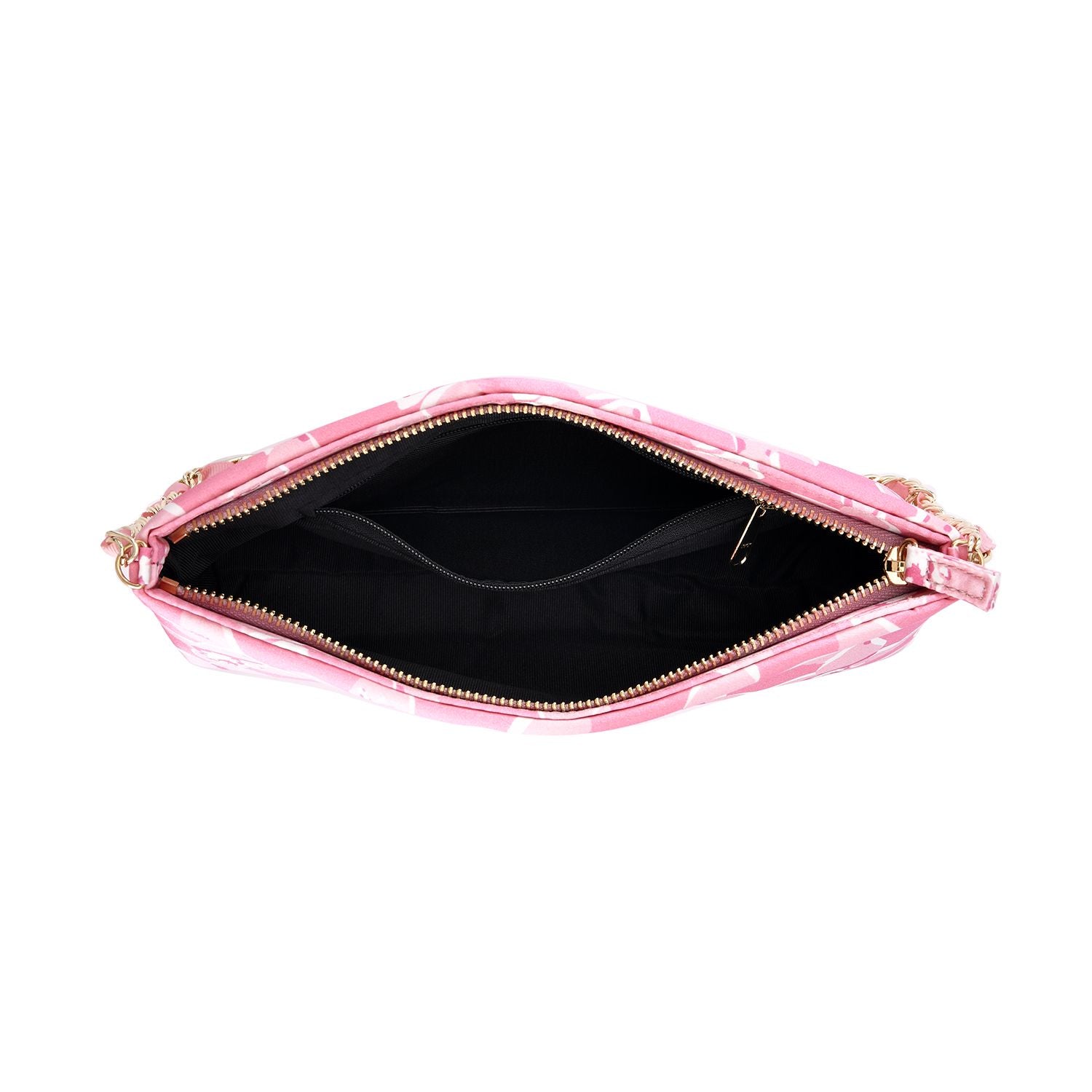 Luxury Edition: Seidenbrokat Handtasche mit Satin Geschenbox, RFID, Rosa