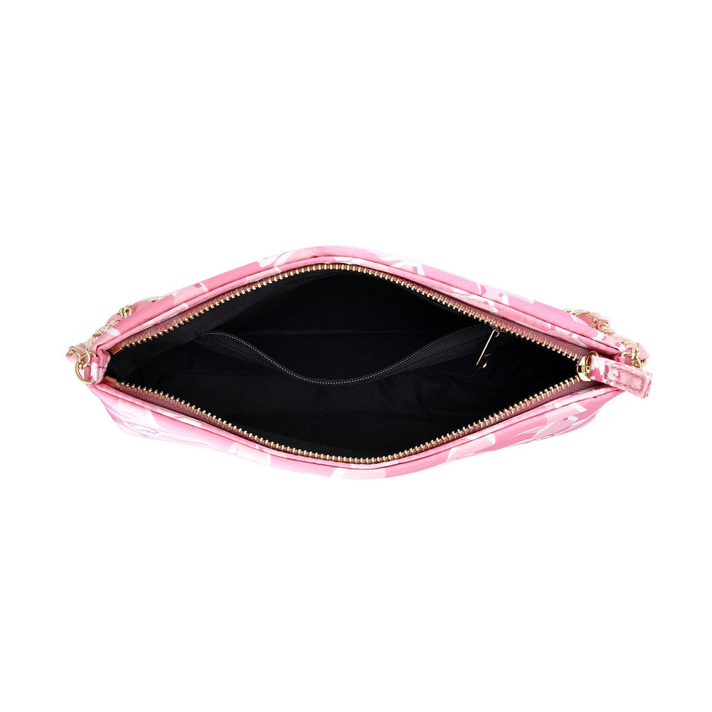 Luxury Edition: Seidenbrokat Handtasche mit Satin Geschenbox, RFID, Rosa